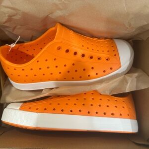 Native Shoes Kids Water Shoes in Bright Orange